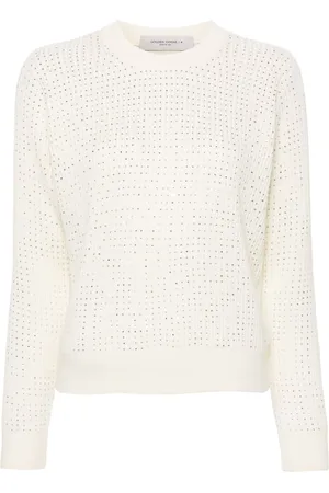Golden Goose Crystal embellished virgin wool jumper