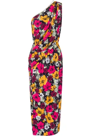 Moschino One shoulder midi dress