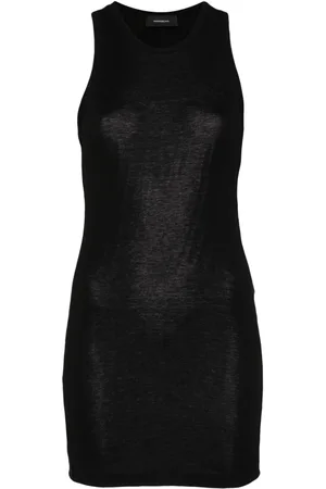 WARDROBE.NYC Round-neck cotton tank dress