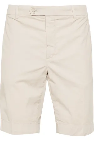 Hackett Mid-rise twill chino shorts