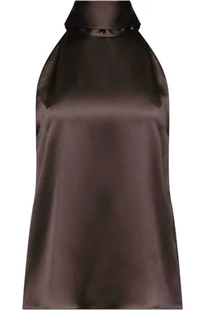 GALVAN Sienna satin blouse