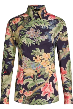 Etro Floral-print long-sleeve shirt