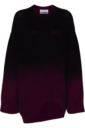 The Attico Ombré-effect long-length jumper