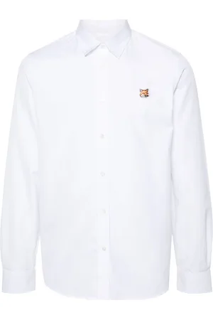 Maison Kitsuné Fox-motif cotton shirt