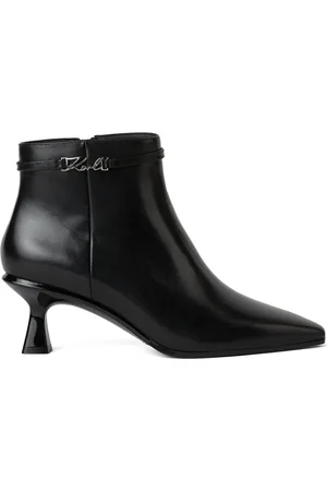 Karl Lagerfeld Panache Signia leather ankle boots