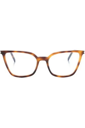 Saint Laurent Tortoiseshell cat-eye frame glasses