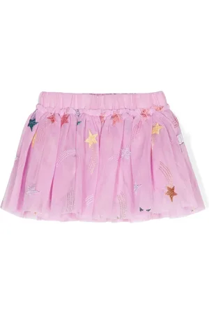 Stella McCartney Star-embroidered tulle skirt