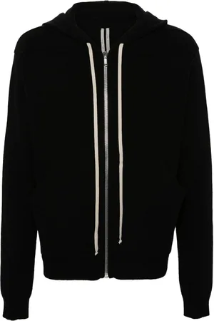 Rick Owens Fine-knit zip-up hoodie