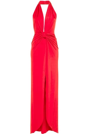 NISSA Open-back maxi dress