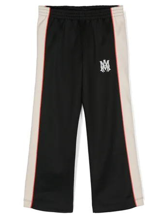 AMIRI Logo-appliqué straight track pants