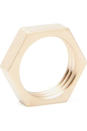 Maison Margiela Geometric brushed ring