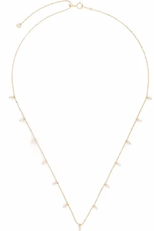 DJULA 18kt yellow multi-tassel diamond necklace