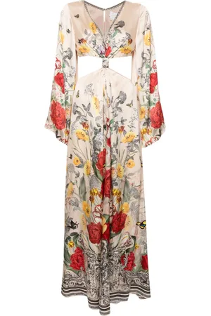 Camilla Printed flared sleeve dress
