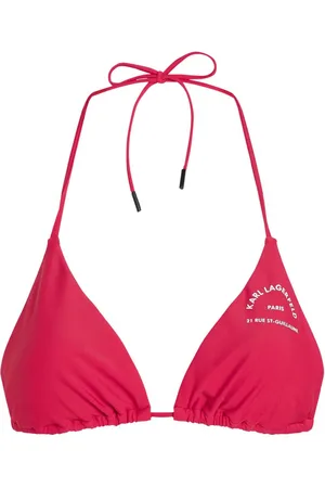 Karl Lagerfeld Rue St-Guillaume triangle bikini top
