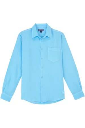 Vilebrequin Logo-embroidered linen shirt