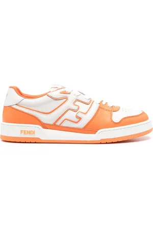 Fendi Match leather sneakers