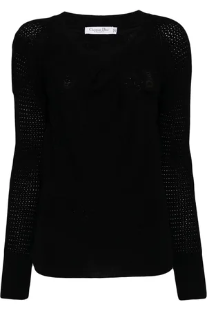 Dior Open-knit wool jumper
