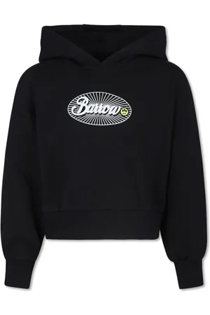 BARROW Logo-print cotton hoodie