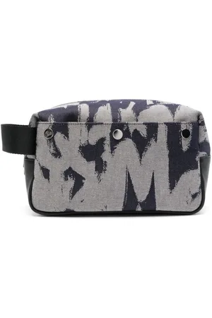 Alexander McQueen Logo-print wash bag