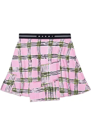 Marni Check pattern skirt
