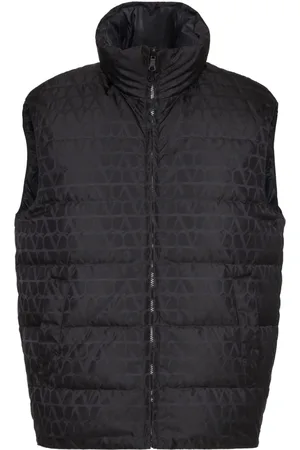 VALENTINO GARAVANI Toile Iconographe padded gilet