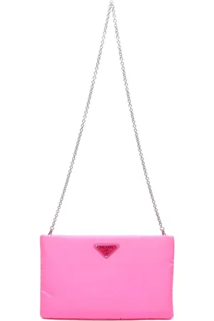 Prada Triangle-logo two-way clutch bag