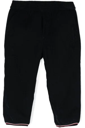 Moncler Logo-patch corduroy tapered trousers