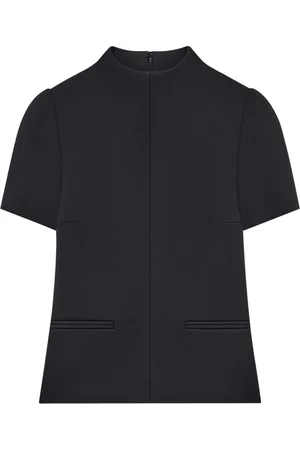 Courrèges Logo-embroidered twill T-shirt