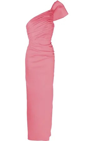 RACHEL GILBERT Olive bow-detailing dress