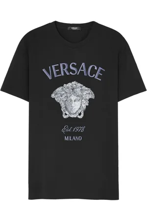 VERSACE Medusa Milano crystal-embellished T-shirt