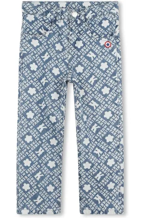 Kenzo Monogram-pattern jeans