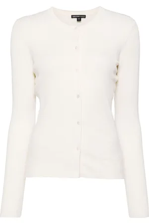 James Perse Long-sleeve ribbed-knit cardigan