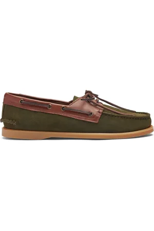 Scarosso Morgan suede boat shoes
