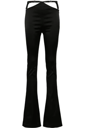 The Attico Cut-out flared trousers