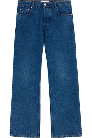 Ami Logo patch loose-fit jeans