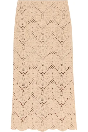 By Malene Birger Cantala crochet midi skirt