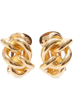 Dior Chain-link -plated earrings