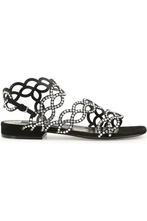 Sergio Rossi Sr Mermaid crystal-embellished sandals