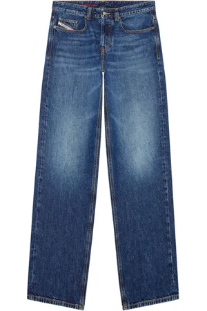 Diesel D-Macro logo patch jeans