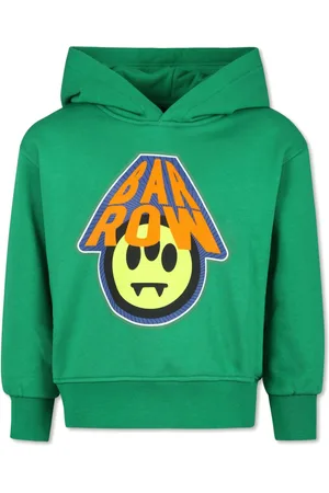 BARROW Logo-print cotton hoodie