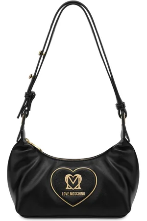 Moschino Heart logo-plaque shoulder bag