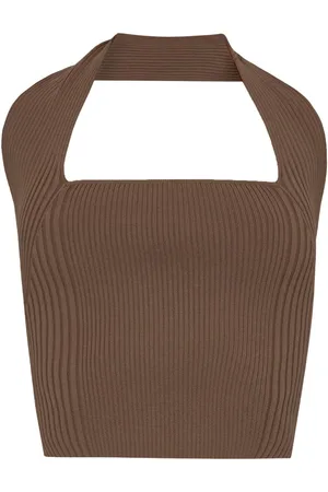 By Malene Birger Ronda halterneck ribbed top