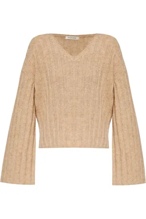 By Malene Birger V-neck chunky-ribbed jumper
