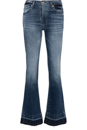 7 for all Mankind Tailorless mid-rise bootcut jeans