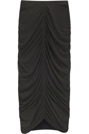 Isabel Marant Vicky ruched midi skirt