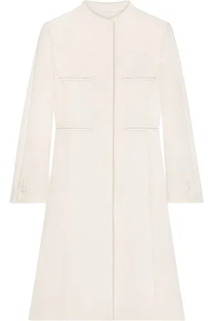 Courrèges Heritage logo-appliqué coat