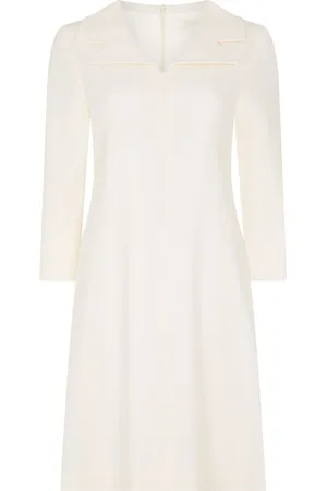 Cubus Tia flared-hem wool minidress