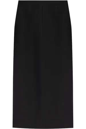 Fabiana Filippi Rear-slit mid-rise maxi skirt