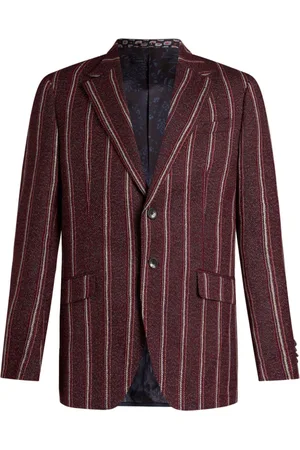 Etro Striped wool blazer