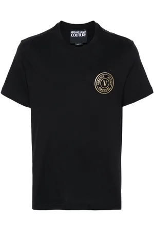 VERSACE V-Emblem cotton T-shirt